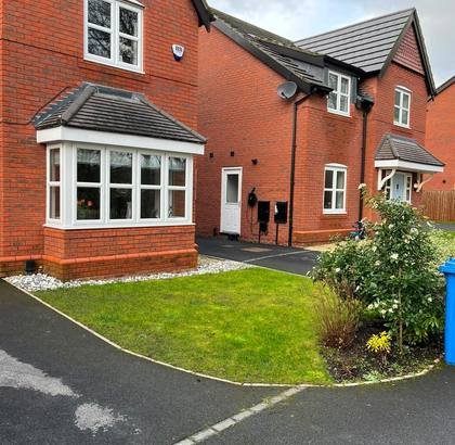 Front Garden — Before Artificial Lawn