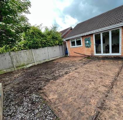 Rear Garden Strip-Out & Levelling
