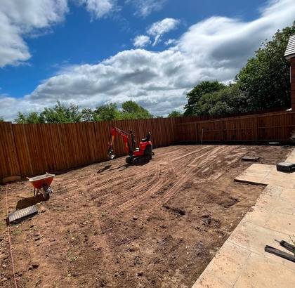Garden Transformation — Groundwork & New Fencing