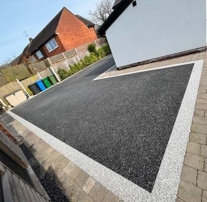 Resin Bound Driveway — Side Access