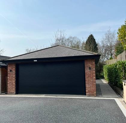 Resin Driveway To Double Garage