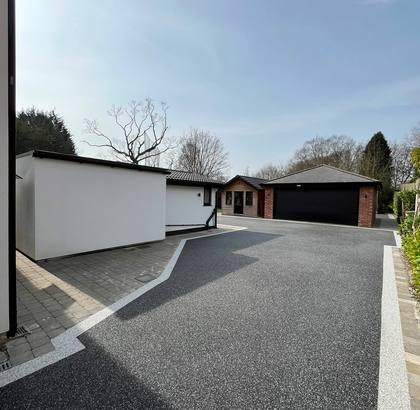 Resin Bound Driveway — Rear Courtyard
