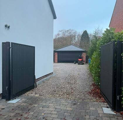 Side Access Groundwork & Gate Install